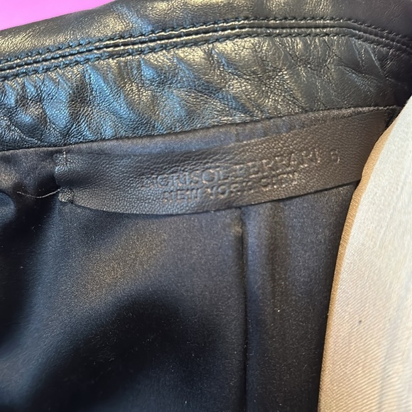 Norisol Ferrari Black Wasp Waist Leather Jacket - Picture 11 of 15